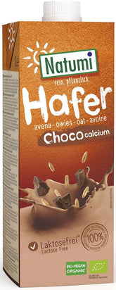 Havre-chokoladedrik med calcium fra havalger BIO 1000 ml - NATUMI
